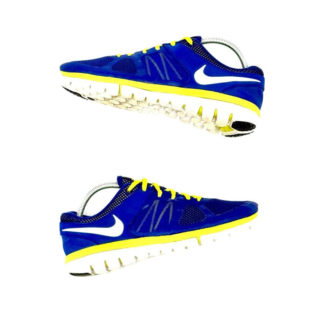 Nike Flex 2014 Run Deep Royal Blue‎ Venom Green, Excellent Condition
